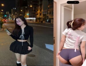 Clip hot em du học sinh mông trắng